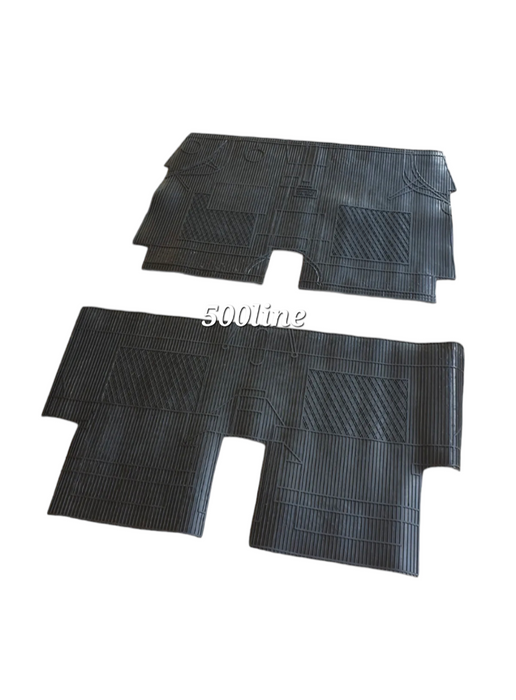 Renault 4 black high quality rubber mat kit