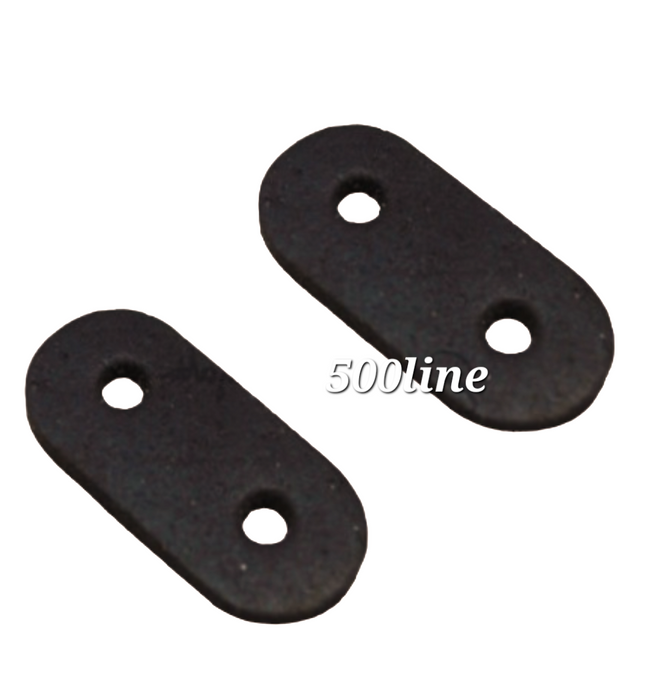 Pair of internal door lock lever stops for Fiat 500 FLR