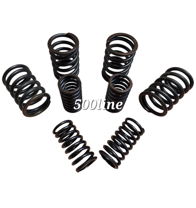 Complete kit of 8 internal and external head valve springs Fiat 500 FL