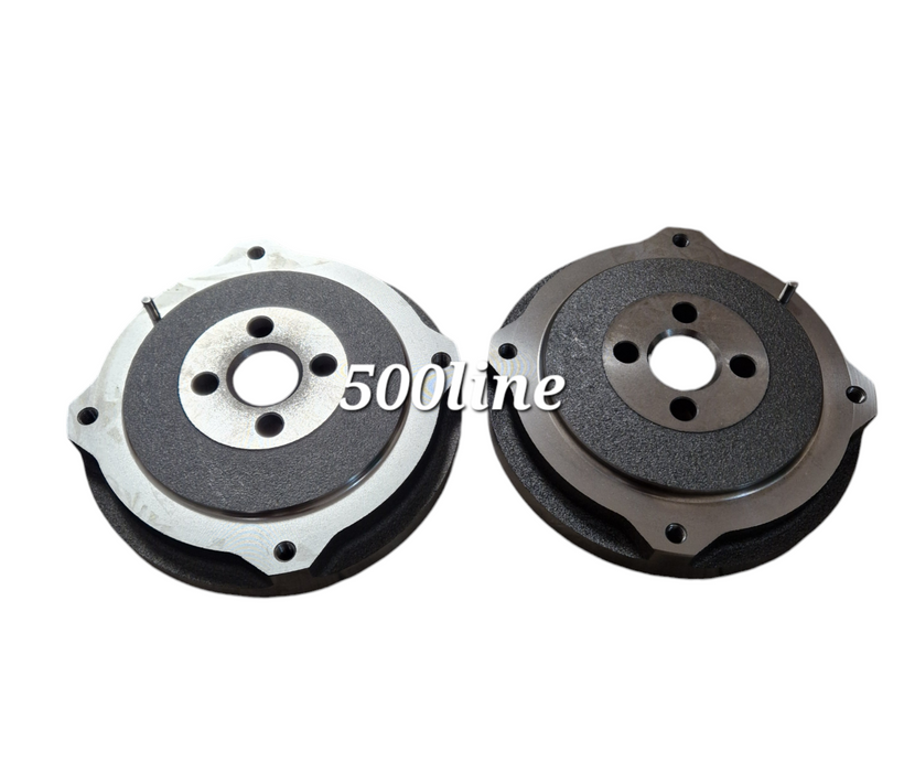 Pair of Rear Brake Drums Fiat 500 DFLR 126