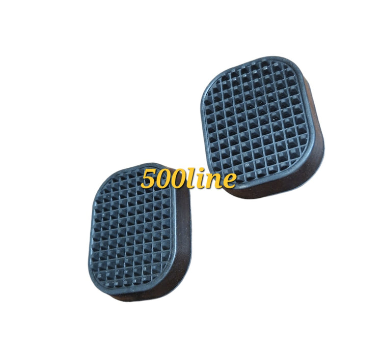 Rubber Pedal Cover Kit Fiat 500 and 126