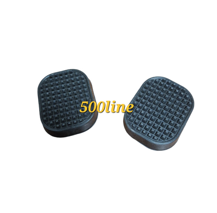 Rubber Pedal Cover Kit Fiat 500 and 126