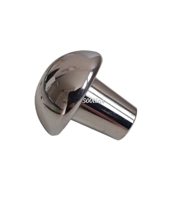 Vintage Fiat 500 stainless steel mushroom knob