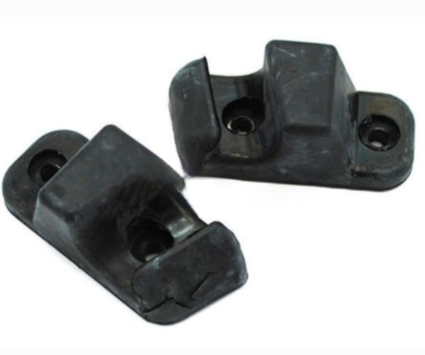 Pair of rear seat backrest rubbers for Fiat 500 Giard.