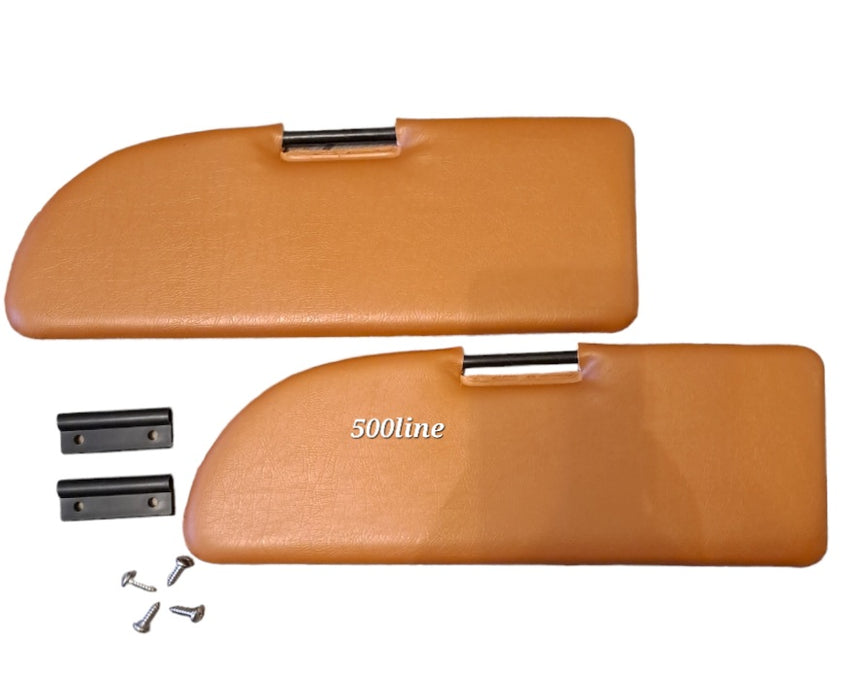 Complete ocher sunshade kit for Fiat 500 FLR GIARD