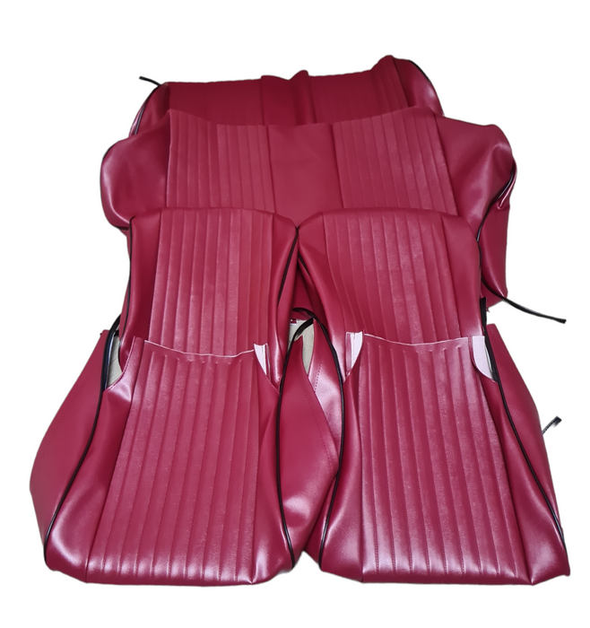 High quality vintage Fiat 500 L burgundy seat cover kit