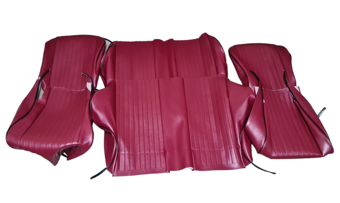 High quality vintage Fiat 500 L burgundy seat cover kit