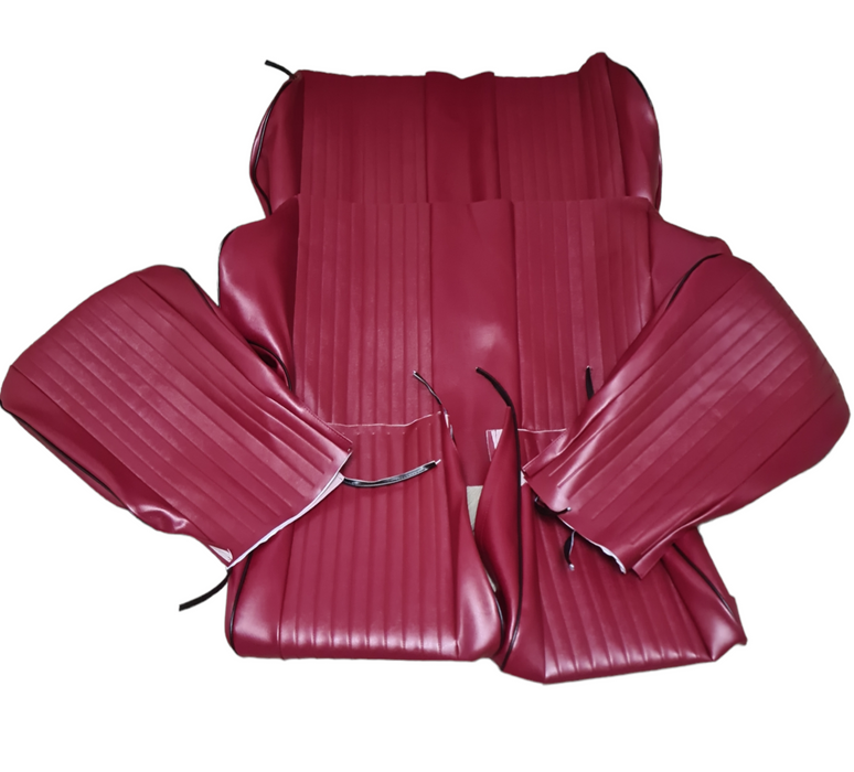 High quality vintage Fiat 500 L burgundy seat cover kit