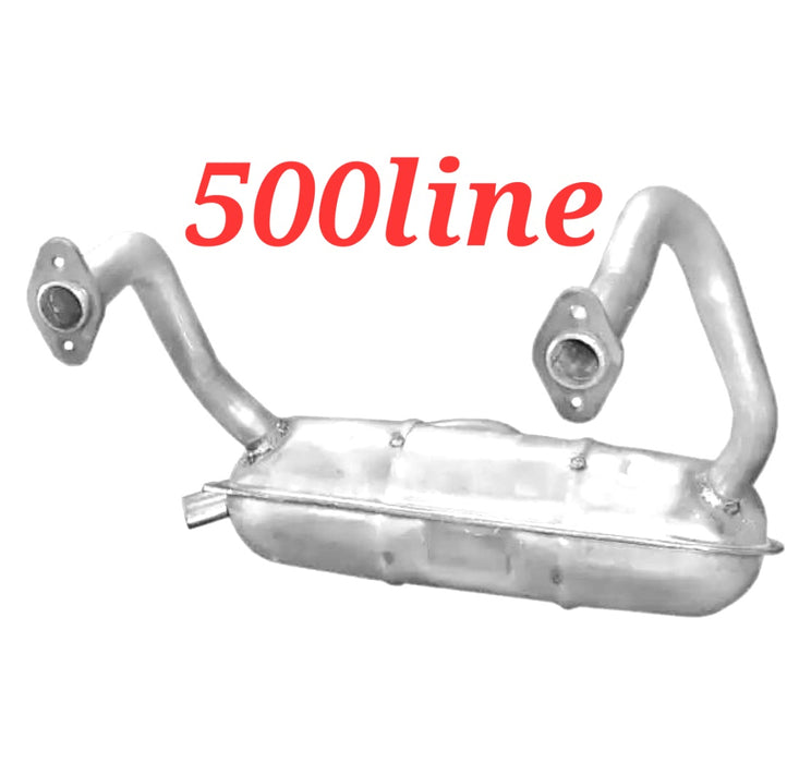 Exhaust muffler Fiat 500 R &amp; 126