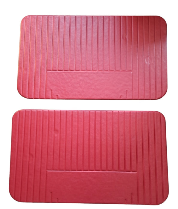 Pair of Fiat 500 L red front door panels