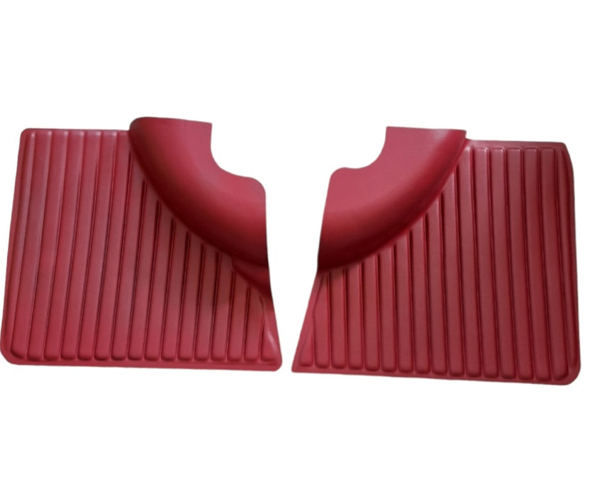 Pair of Fiat 500 L red rear door panels