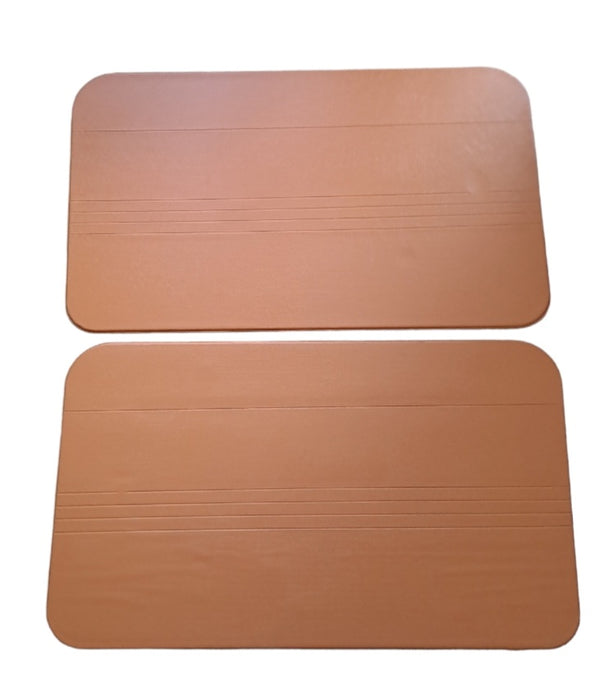 Pair of front door panels in ocher color Fiat 500 R